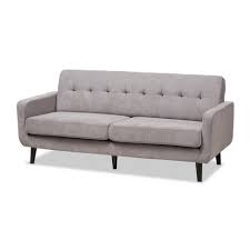 The upholstered furniture in your living areas can take a lot of wear and tear. Carina Mid Century Modern Fabric Upholstered Sofa Baxton Studio Target
