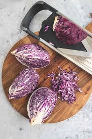 Maybe you would like to learn more about one of these? Red Cabbage Mango Slaw With Cilantro And Lime Recipe Elle Republic