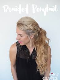Our ponytail extension range features 11 colors to match yours, whether they're jet black, platinum blonde or any shade in between. Get Out Of A Hair Rut Braided Ponytail Hairstyle Tutorial Hair Romance