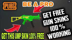 Free Ump 9 Green Skin Pubg Mobile How To Get Free Gun Skin In Pubg Mobile Youtube