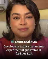 Preta Gil embarcará para Nova York em abril para um tratamento experimental  contra o câncer intestinal. A cantora tomará medicamentos em fase de teste  que já apresentam resultados positivos. Ela recebeu alta