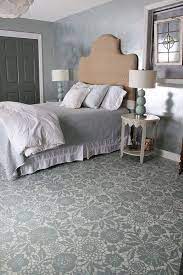 Goodbye Carpet Hello Stenciled Floor Geschilderde Vloer Interieur Ontwerpen Vloeren