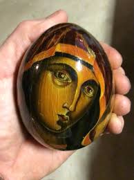 Creator: me Medium: dye and chicken egg