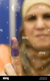 Election voter hi-res stock photography and images