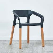 Modern Solid Wood Plastic Armchair Restaurant For Dining Chair Restaurant Cafe Home Living Room Study In 2020 Solid Wood Dining Chairs Comfortable Furniture Armchair