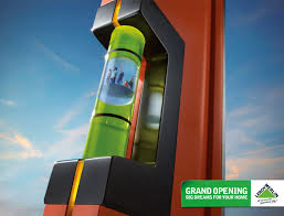 Leroy Merlin Grand Opening Spirit Level Creative Advertising Grand Opening Novelty Lamp
