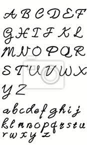Learning to write the letters of the english alphabet correctly can be difficult. Using Text Fonts Hand Drawn Alphabet English Alphabets Handwriting Calligraphy Fototapete Fototapeten Schriftkunst Kalligraphische Stil Myloview De