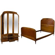 Art Deco Armoire Dressing Table Compendium And Bed Vintage Bedroom Sets Furniture Nyc Furniture