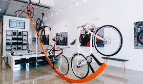Pin By Sonya Yim On Exhibition Triennale Bicycle Cafe Bike Room Bicycle Shop