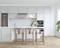 More buying choices $275.50 (2 new offers) ball & cast counter stool barstool 24 inch seat height dark grey, faux leather straps set of 1. Wishbone Counter Stool Midcentury Dining Room Los Angeles By Rove Concepts Houzz