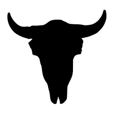 Bull with flower #2 svg, bull skull with flowers svg, bull clipart, bull files for cricut, bull cut files for silhouette, dxf, png, eps, vectorartdesignshop. Cow Skull Skull Silhouette Silhouette Art Animal Silhouette