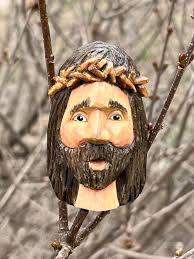 Spring is here. Basswood and acrylic paint.