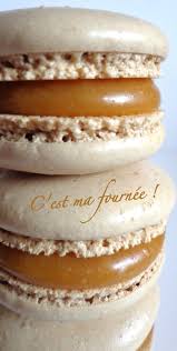 Macarons Caramel Beurre Sale Felder Zoete Lekkernijen Gebak Eten