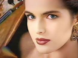 Mónica Santamaría de 15 años...