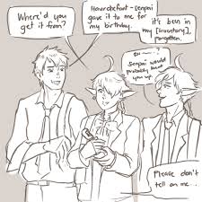 Alisaie leveilleur is a character in final fantasy xiv. Alisaie X Wol Ffxiv Our Little Family Reunion By Athena Erocith On Deviantart Thats Not A Lalafell It Can T Be The Wol