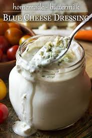Homemade Buttermilk Blue Cheese Dressing Recipe Homemade Buttermilk Buttermilk Blue Cheese Dressing Blue Cheese Dressing