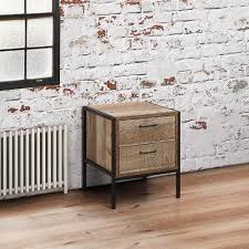 Our range of bedside tables are also available both with and without drawers. Urban Rustic 2 Drawer Bedside Table