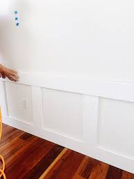 Set the blade to the right at 45 degrees. How To Install Decorative Wall Molding An Easy Diy Jane At Home