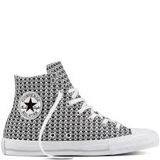 Black And White Mouse Image Chuck Taylor All Star Gemma Festival Knit Black White Mouse Converse Converse Shoes Converse High Top Sneaker
