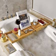 Bathtub caddy tray with book and wine holder for a spa relaxing bath with extendable arms enjoy taking long baths while reading your enjoy taking long baths while reading your book or watching a program in your tablet with bambsi bathtub caddy tray live it up like a royal. China Premium Bamboo Bathtub Tray Caddy Wood Bath Tray Expandable With Book And Wine Holder China Bamboo Expandable Bath Caddy Bamboo Bathtub Caddy Tray
