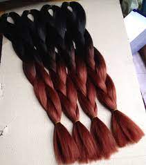 Black Auburn Ombre Box Hair Braids Braided Hairstyles Natural Hair Styles Braids