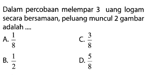 Banyak siswa yang tidak senang. Latihan Un Smp 2017 Hkm Matematika Jawablah Soal Peluang Pada Gambar Terlampir Berikan Brainly Co Id
