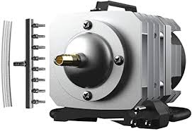 Amazon Com Vivohome Electromagnetic Commercial Air Pump 1110gph 50w 8 Outlets 110v For Fish Tank Aquaponics And Hydroponic Systems Everything Else