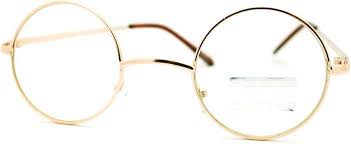 Round Circle Clear Lens Eyeglasses Small Size Thin Frame Unisex Glasses - Product from Amazon.com