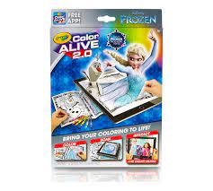 Bring this character to life off the page. Crayola Frozen Color Alive 2 0 Interactive Coloring Pages Augmented Reality Art Tools Coloring Pages Crayons Free App Included Crayola