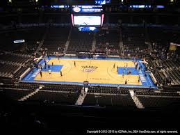 Chesapeake Energy Arena View From Upper Level 308 Vivid Seats