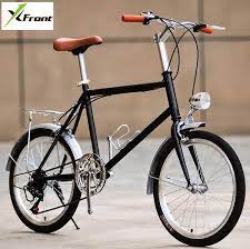 street retro bike carbon steel frame 20 inch commuter bicycle