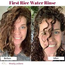 How To Make Rice Water For Curly Hair Colleen Charney Rice Water For Curly Hair Help Hair Grow Curly Hair Styles Naturally