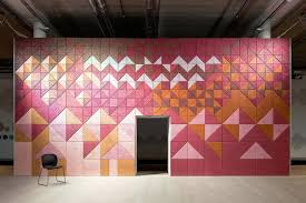 Framed x pattern geometric wood wall art. Stunning Sound Absorbing Wall Panels Arranged Form Us With Love 6sqft