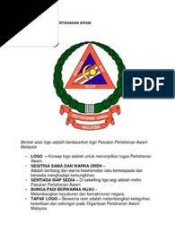 Segitiga sama dan warna oren adalah lambang dan warna keselamatan iaitu berwaspada dan bersedia menghadapi kemungkinan. Logo Bagi Kadet Pertahanan Awam