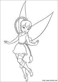 Coloriage De Clochette Awesome Coloriage La Fe Clochette Colored Tinkerbell Coloring Pages Fairy Coloring Pages Halloween Coloring Pages