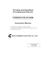 The cosmos assists in reliable management of the timing for sensor unit and gas flow path replacement. Manual Xp 308b Eng Pdf Electromagnetism Manufactured Goods