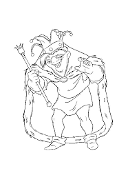 Adult coloring pages are all the rage right now. The Hunchback Of Notre Dame To Color For Kids The Hunchback Of Notre Dame Kids Coloring Pages