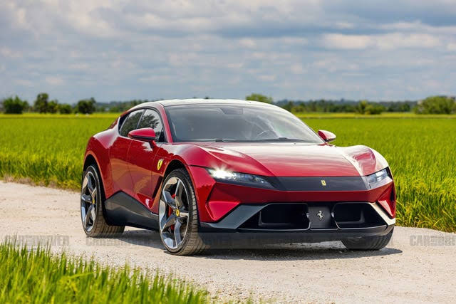The Ferrari Luce EV's Glassy, Glossy Interior Is Something to See