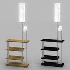 Tall standing lamp | lamps, chandeliers & light bulbs. Floor Lamp With Shelves Ideas On Foter