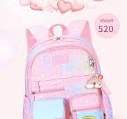 Commercio all'ingrosso popolare personalizza logo zaino scuola ragazze  carine zaino in nylon impermeabile borsa da scuola con simpatico orso peloso