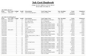 Job Cost Report Template Excel 9 Templates Example Templates Example Di 2020