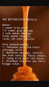 Seterusnya, taburkan 2 sudu sos black pepper dan seberapa banyak serbuk black pepper mengikut. Sos Butterscotch Nutella Sauce Recipes Sweet Sauce Cookie Cake Recipe