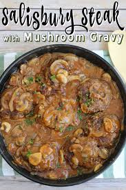 If you love to eat salisbury steak and want a quick air fryer alternative, then air fryer salisbury steak burgers are the quick meal prep feast. Salisbury Steak With Mushroom Gravy My Organized Chaos