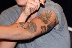 The one direction singer has gone on to accumulate them all over his body — they cover his arms, his chest and his legs, and they've definitely become a huge part of him. Harry Styles Tattoos The True Story Behind 17 Black British Gq