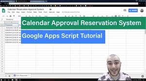 How To Code A Google Calendar Appointment Booking System Google Apps Script Api Add On Youtube