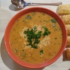 Paprika Grunkernsuppe Vegan Rezept Suppe Paprika Rezepte