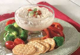 A Creamy Dip Made With Shrimp Soup Cream Cheese And Hot Sauce Is Perfect For Scooping With Veggies Or Crackers I Add Co Shrimp Dip Recipes Shrimp Dip Recipes