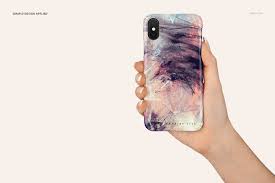 Iphone X Plastic Case Mockup Set Plastic Case Phone Case Design Case