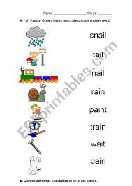 Printable worksheets for teaching students to read and write basic words that begin with the letters br, cr, dr, fr, gr, pr, and tr. Ai Oa Phonics Worksheet Esl Worksheet By Summerchan1219
