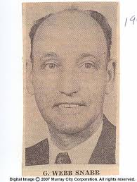 G. Webb Snarr Description Eleventh principal of Liberty Elementary from  1944 to 1959. He was named Principal of the new Grant Elementary School.  Original photo in large file. Courtesy of Murray City